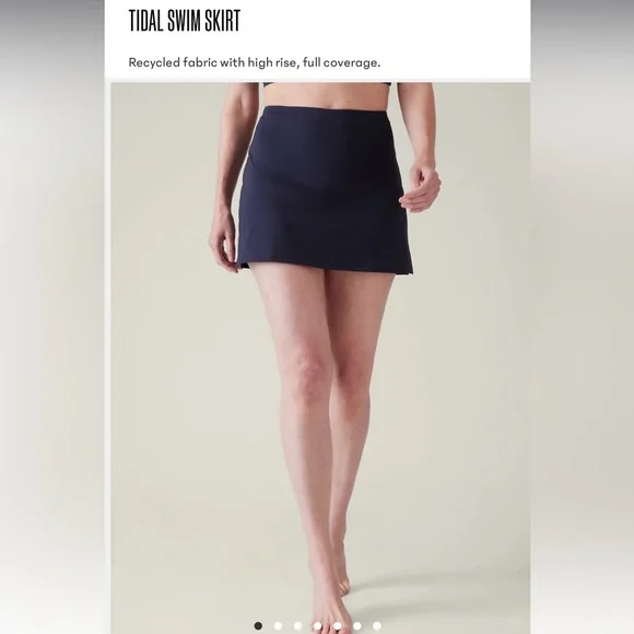 SALE✨ Athleta pink bikini skirt triangle top set XS NWT - Picture 13 of 16